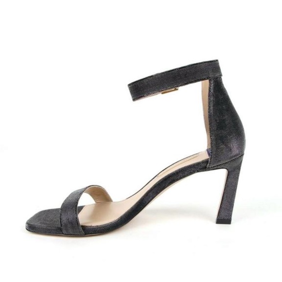 Stuart Weitzman 75 Square Nudist Heels Dress Sandals Designer Luxury Pumps 8 - Picture 9 of 14
